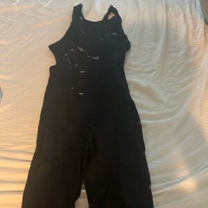Black laced jumpsuit